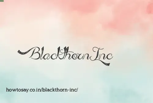 Blackthorn Inc