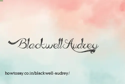 Blackwell Audrey