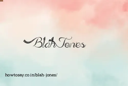 Blah Jones