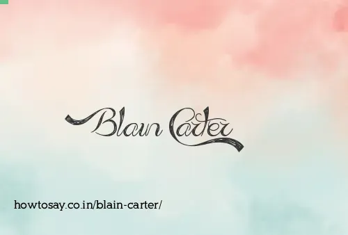 Blain Carter