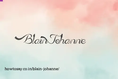Blain Johanne