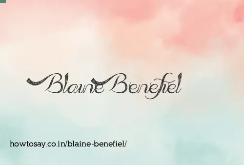 Blaine Benefiel