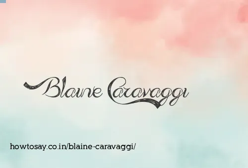 Blaine Caravaggi