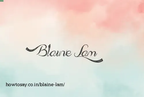 Blaine Lam