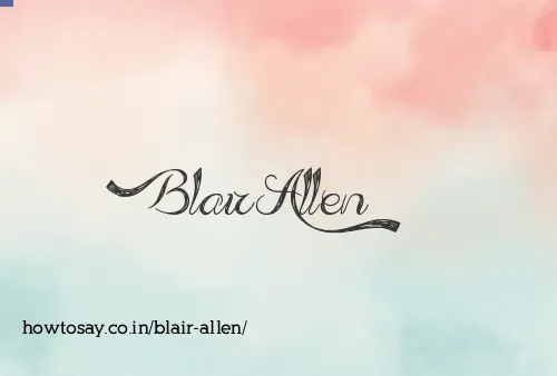Blair Allen