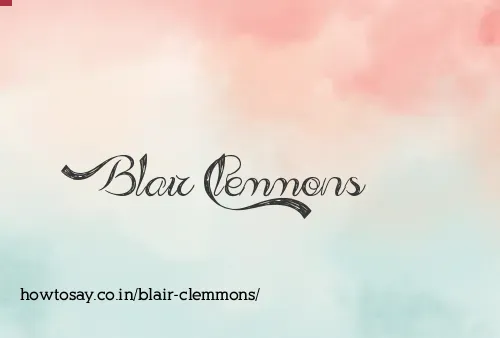 Blair Clemmons