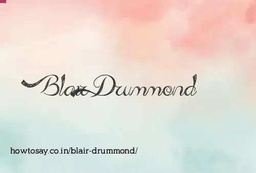 Blair Drummond