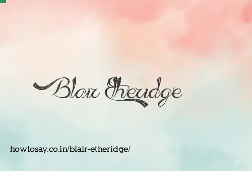 Blair Etheridge