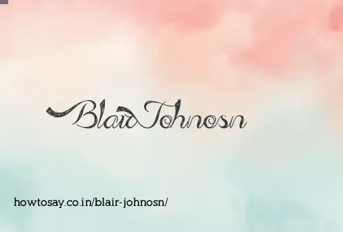 Blair Johnosn