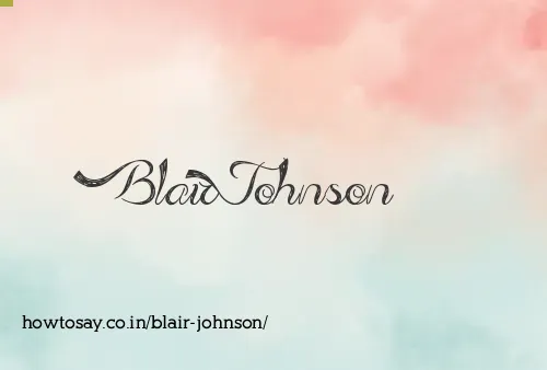 Blair Johnson