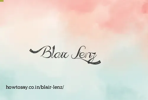 Blair Lenz