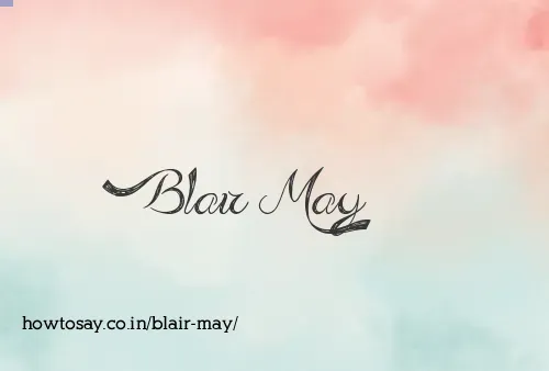 Blair May