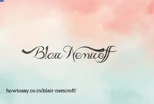 Blair Nemiroff