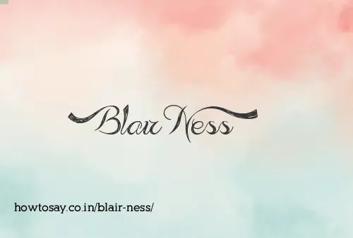 Blair Ness