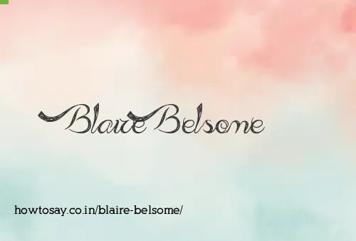 Blaire Belsome