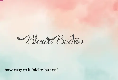 Blaire Burton