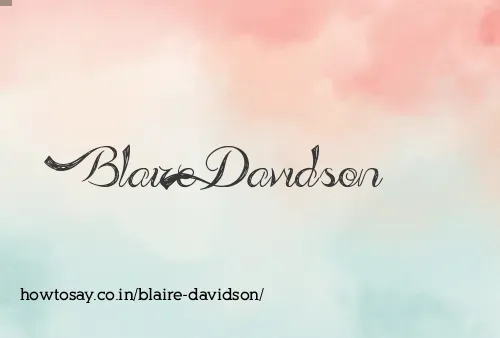 Blaire Davidson