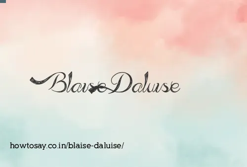 Blaise Daluise