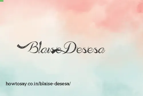 Blaise Desesa