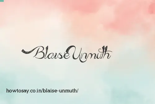 Blaise Unmuth