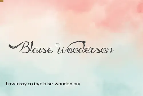 Blaise Wooderson