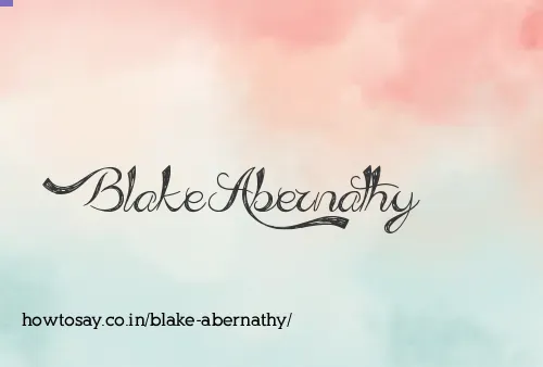 Blake Abernathy