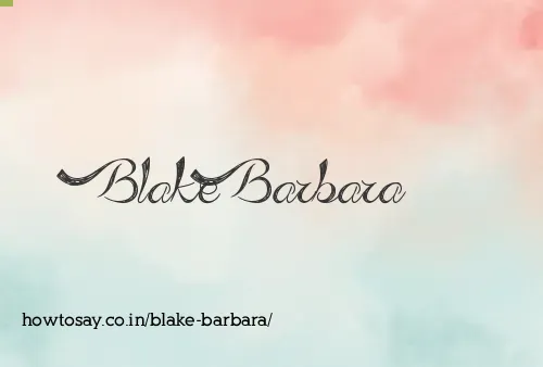 Blake Barbara