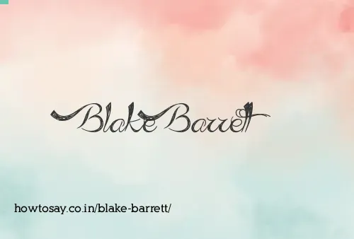 Blake Barrett
