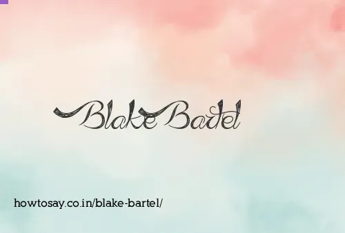 Blake Bartel