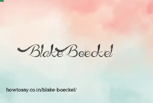Blake Boeckel