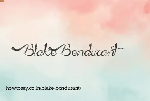 Blake Bondurant