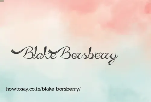 Blake Borsberry