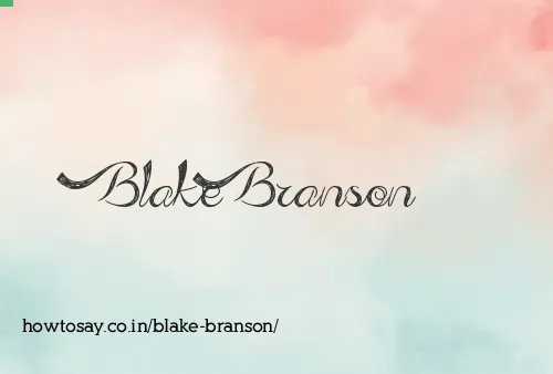 Blake Branson