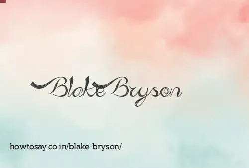 Blake Bryson