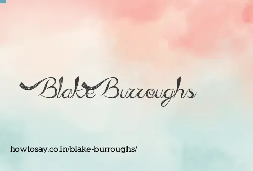 Blake Burroughs
