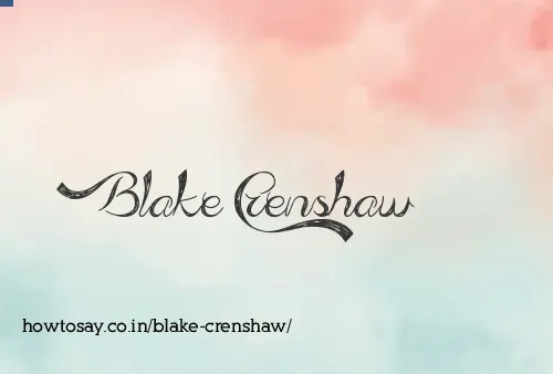 Blake Crenshaw