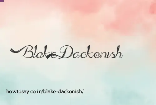 Blake Dackonish