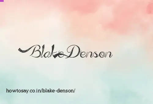 Blake Denson