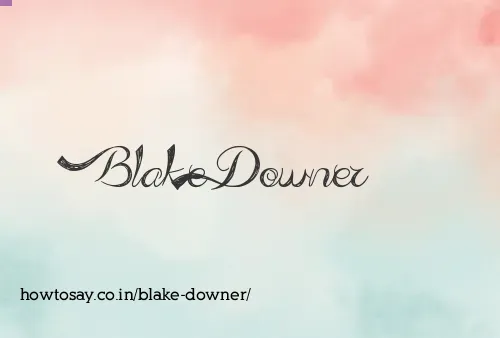 Blake Downer