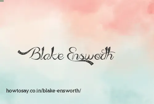 Blake Ensworth