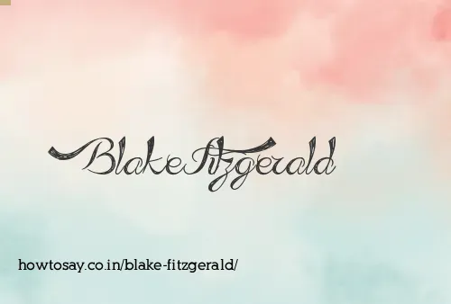 Blake Fitzgerald