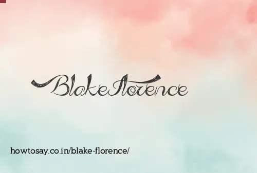 Blake Florence