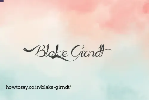 Blake Girndt