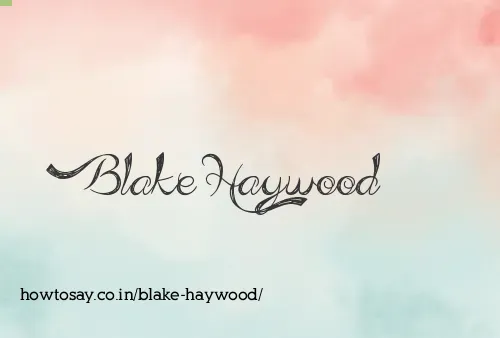 Blake Haywood