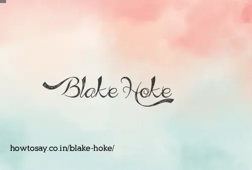 Blake Hoke
