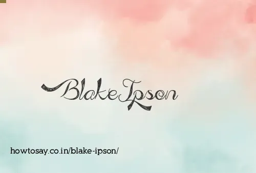 Blake Ipson