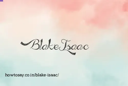 Blake Isaac