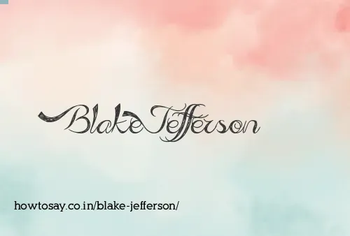 Blake Jefferson