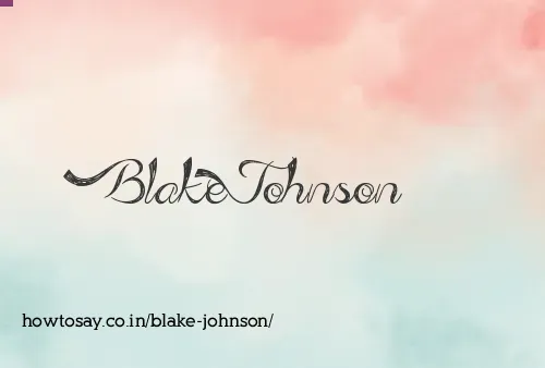 Blake Johnson