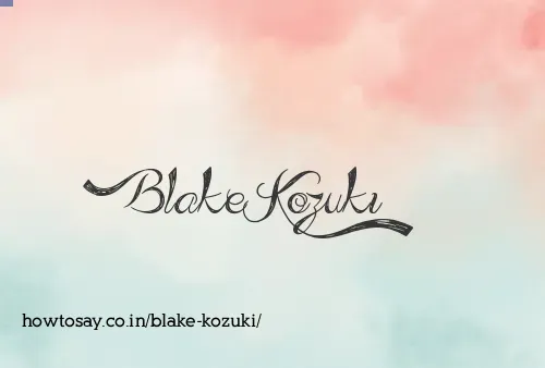 Blake Kozuki